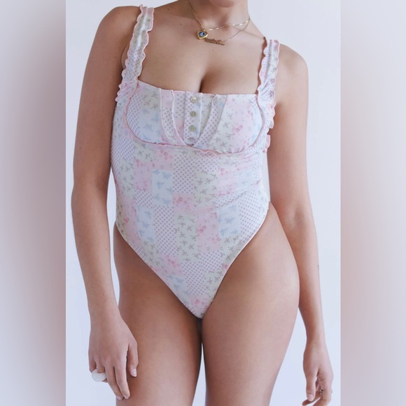 Frankie's Bikinis Other - x SYDNEY SWEENEY 509 Ruffle One Piece Swimsuit - Verona NEW